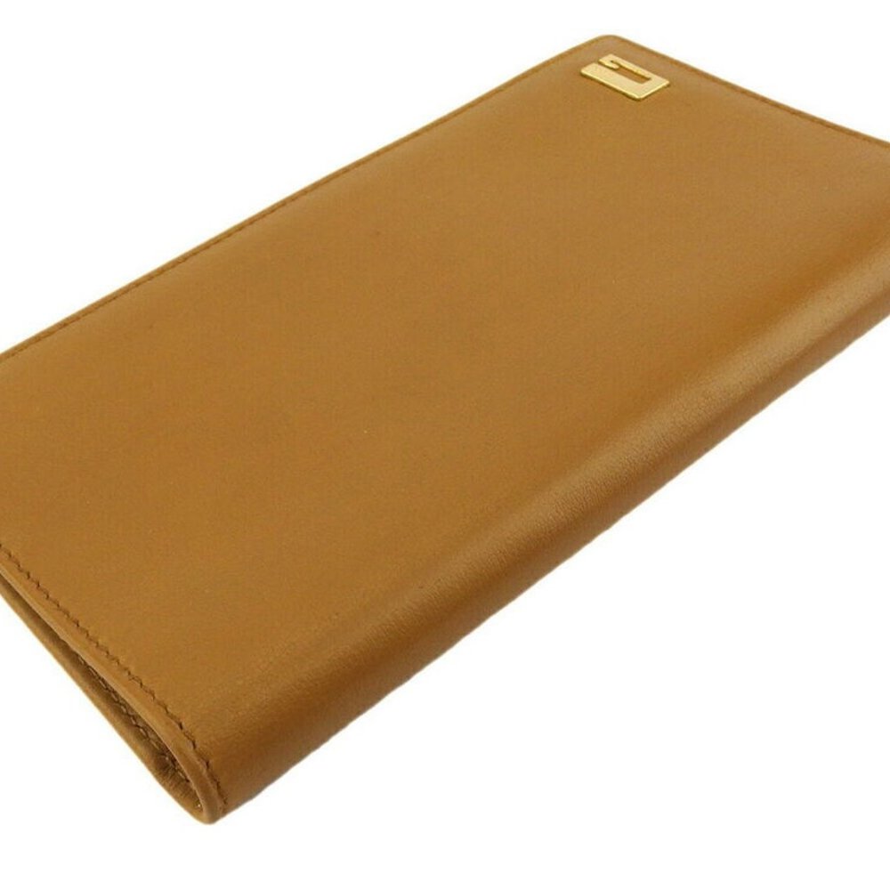 Authentic GUCCI length wallet G mark beige leather - Picture 3 of 9